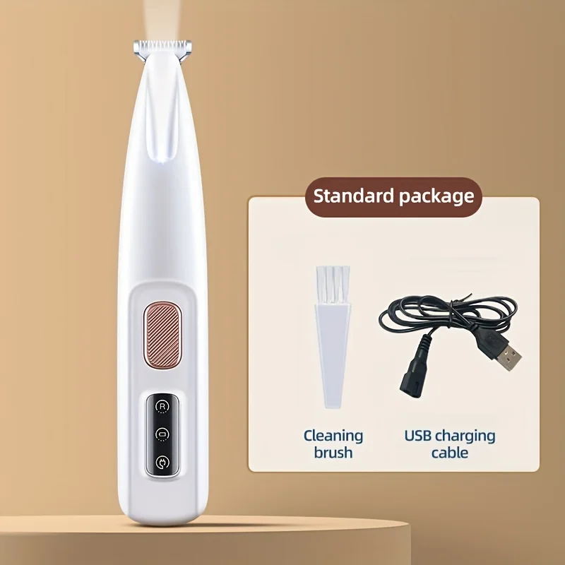 Pet Grooming Scissors Suitable Dogs and Cats 18 Millimeter Wide Blade BeltLEDThe lamp'sUSBRechargeable Ergonomic Design B