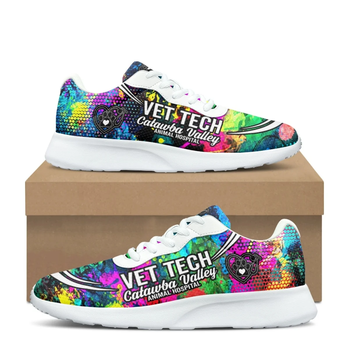 Vet Technology Pattern Women Training Jogging Shoes Cozy Soft Sneaker Durable Gym Teen Sneakers Print On Demand tenis masculino