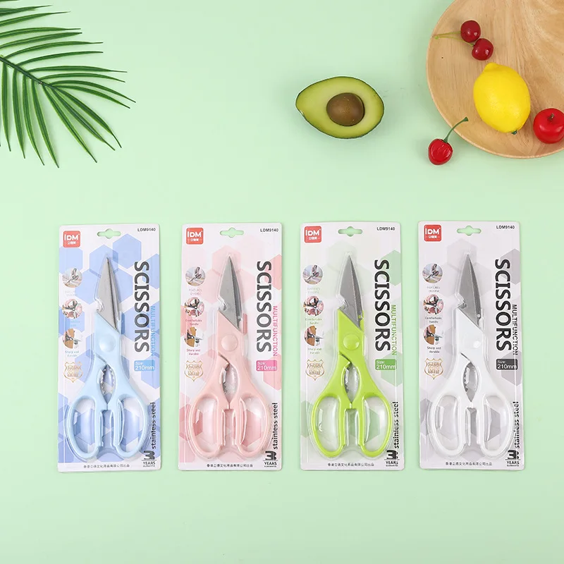 

High Quality School Scissors Cartoon Safe Scissor 135mm Double Colored Hand Craft Paper Cutter for Kids Student Stationery