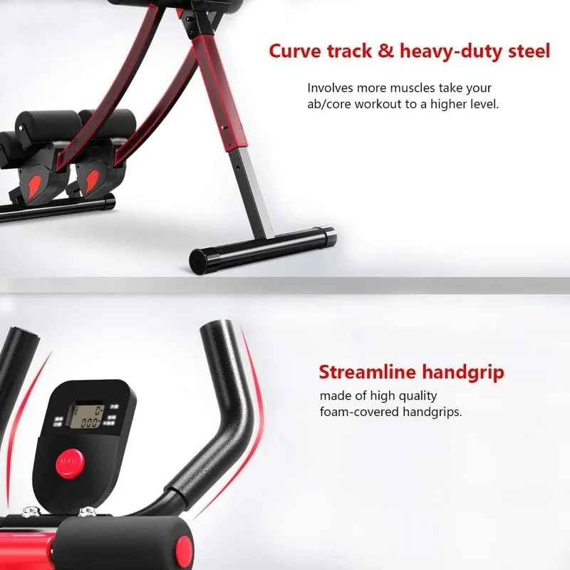 Ab Machine, Height Adjustable, Foldable 4
