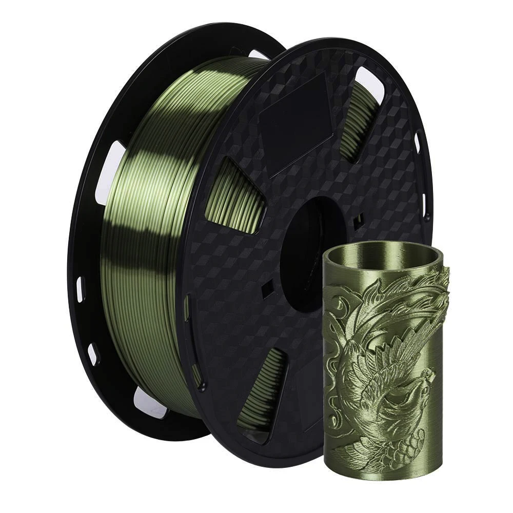 실크 PLA 3D 필라멘트 와이어, 3D 프린터 재료, 3D 인쇄 리필, 필라멘트 와이어 진공 포장, 1.75mm, 250g,500g,1kg 스풀 와이어