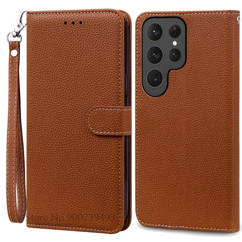 Leather Wallet Flip Case | Luxurious Book Cover Coque s