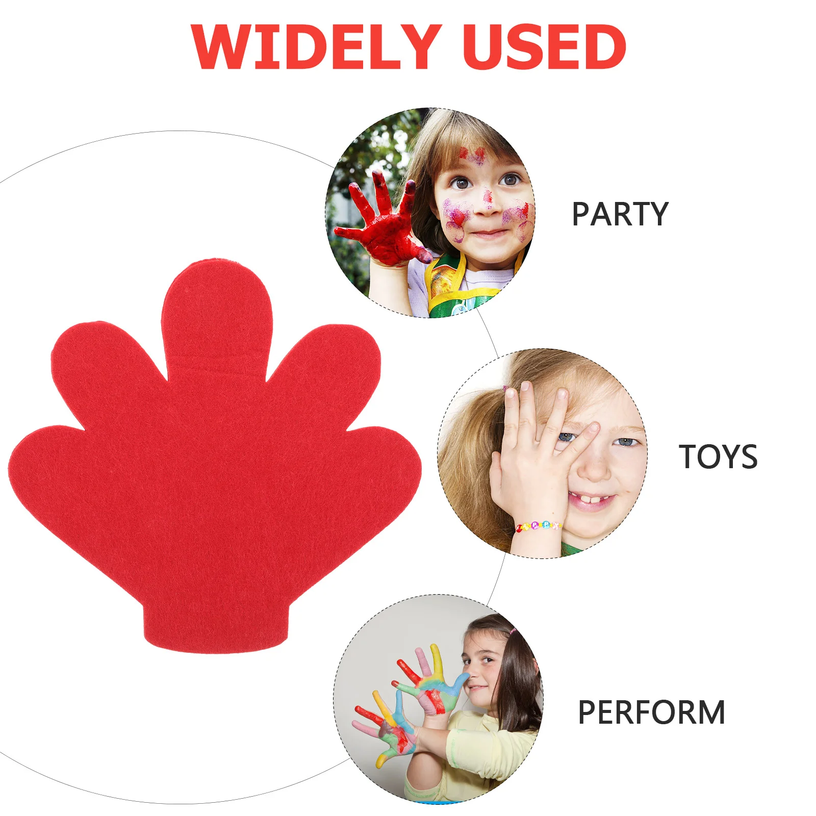 Five-finger Palm Props Party Supply Cheerleading Stuff for Sporting Events Sports Accessory