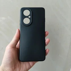 Slim Matte Black Soft TPU Case - Silicone Back Cover for Nova Y73 (Black)