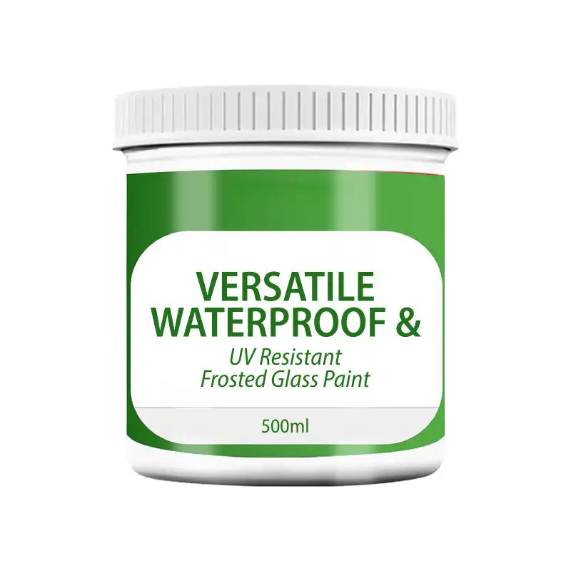 Versatile Waterproof & UV Resistant Frosted Glass Paint Glass Coating Resin Paint Frosted Effect for Dining Room Bedroom