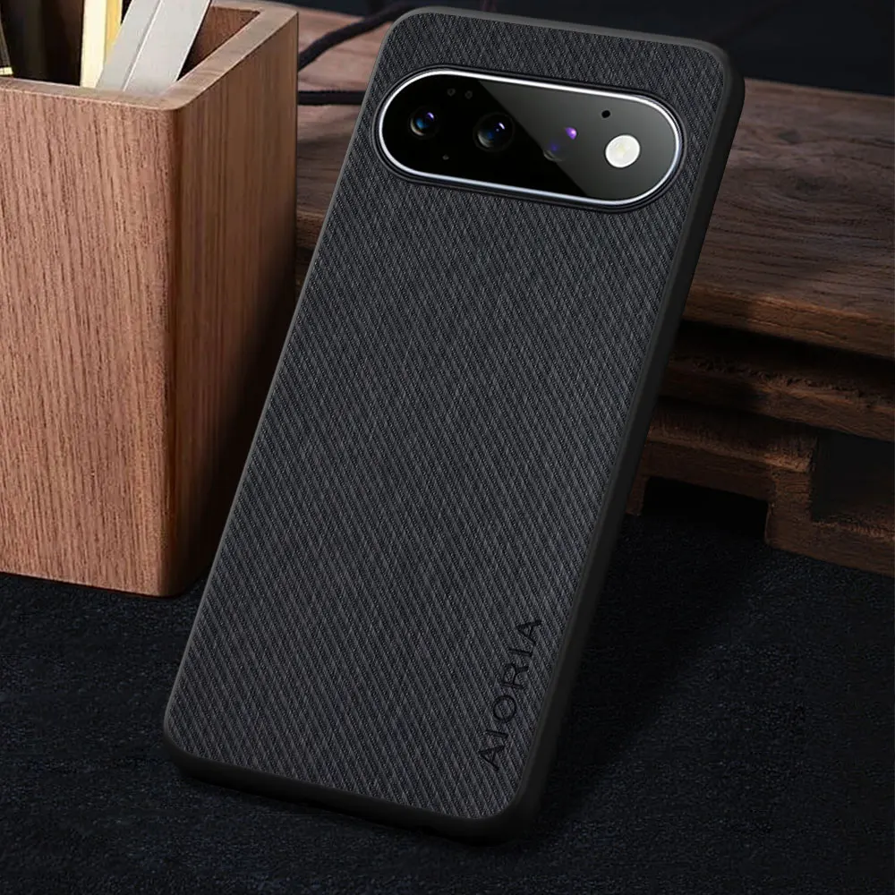 Luxury Vintage Cloth Pattern Leather Skin Phone Case Cover