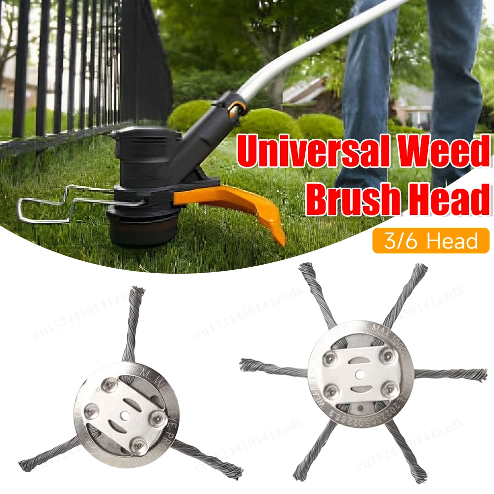 Universal Weed Brush Cutter Head Grass Trimmer Heads Derusting Weeding ...