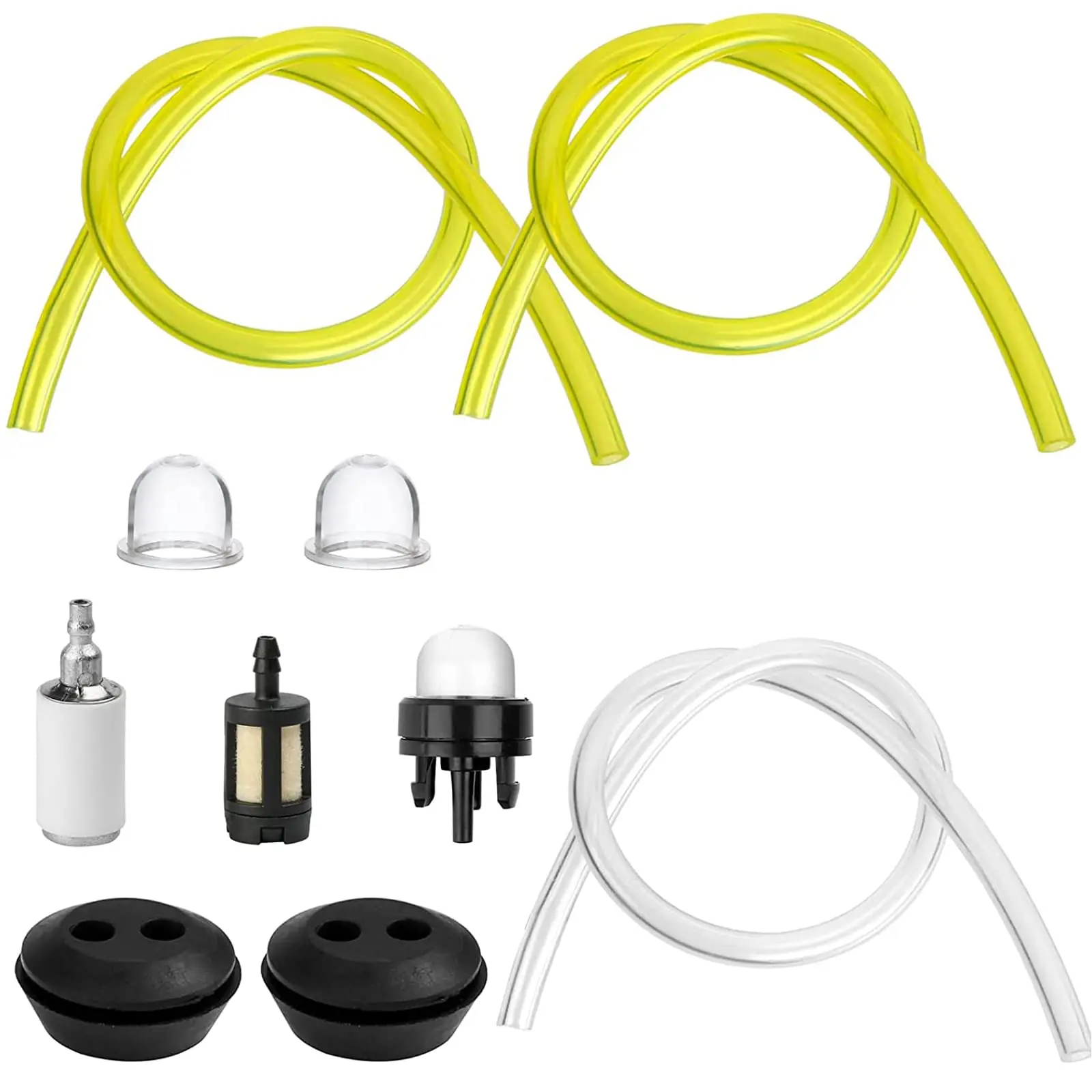 Marine 3/8 Marine Fuoribordo Barca Motore Carburante Gas RVs Tubo Linea Assemblaggio Primer Lampadina Connettore