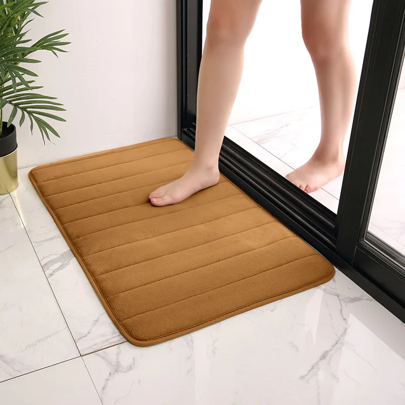 Memory Foam Soft Bath Mats - Non Slip Absorbent Bathroom Rugs Extra Large  Size Runner Long Mat For Kitchen Bathroom Floors 60X16 - AliExpress