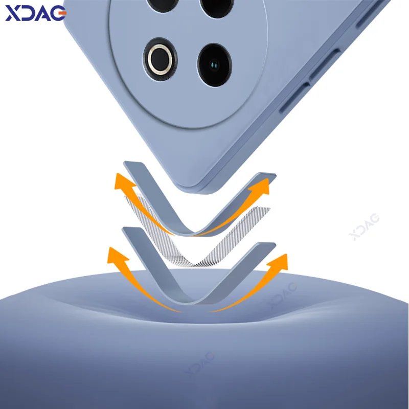 Upgraded Liquid Soft Anti-Scratch Microfiber Lining Phone Cover