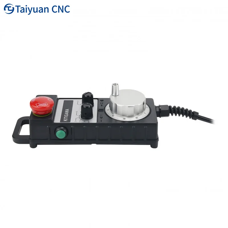 고품질 CNC 핸드휠 수동 펄스 발생기 CNC 핸드휠25 100PPR(스크램 활성화 버튼 포함)