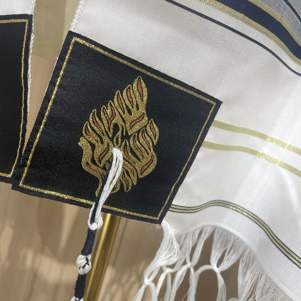 AfinderDE Jerusales Tallit Sjaal Messiaanse Gebedssjaal Met Taliszak Jude Christelijk Geschenk 185 Cm X 54 2898144538