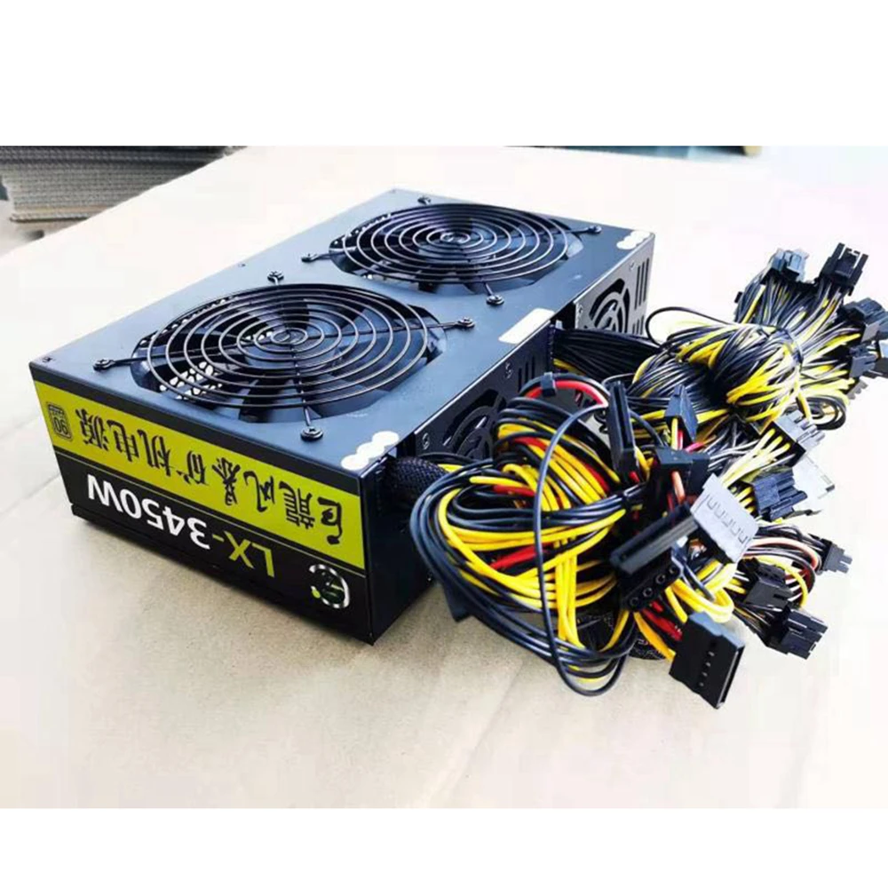 

3450W Mining Power Supply RTX3090 Miner PSU ATX 12V Support 12GPU Cards