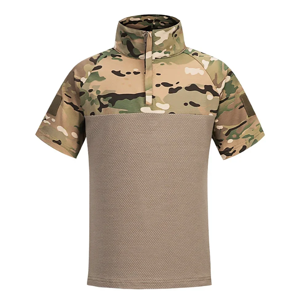 Children's Camo Training Clothes Short Suit Kids Police Cosplay Costume for Kids Boy Girl Outdoor CS Field Camping Military Combat