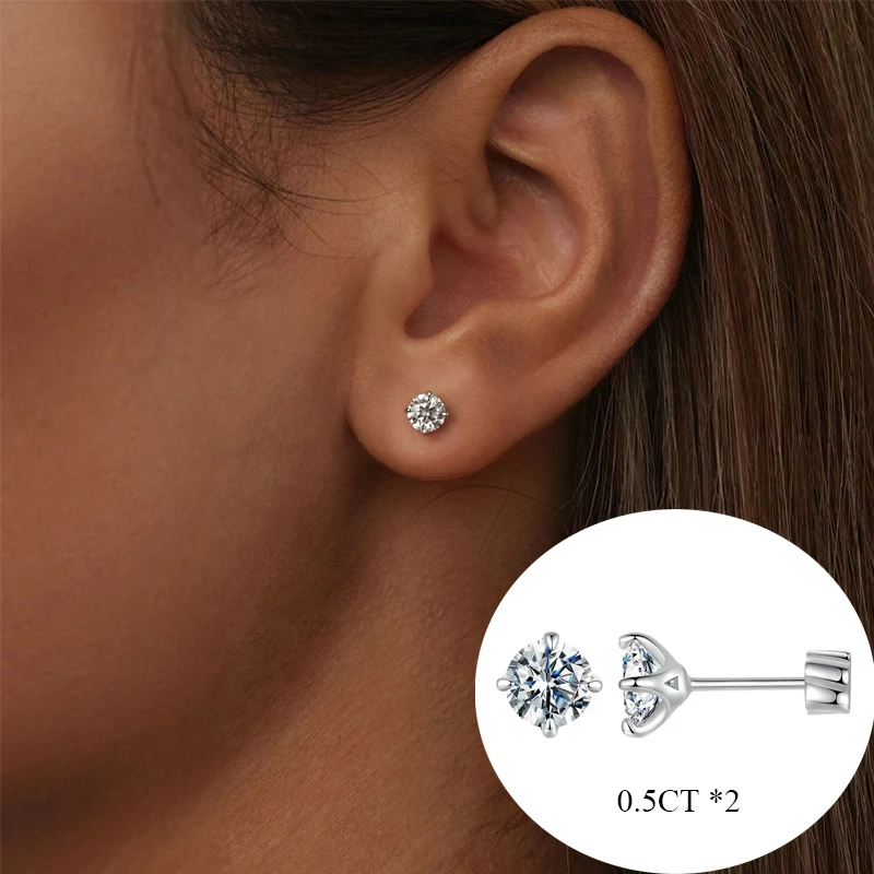 Silver 0.5CT X 2
