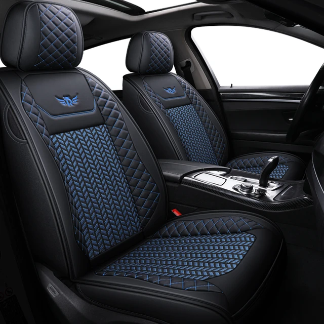 Sitzbezug fürs Auto passend Mercedes Benz GL-Klasse Schwarz Blau Pilot 7.5