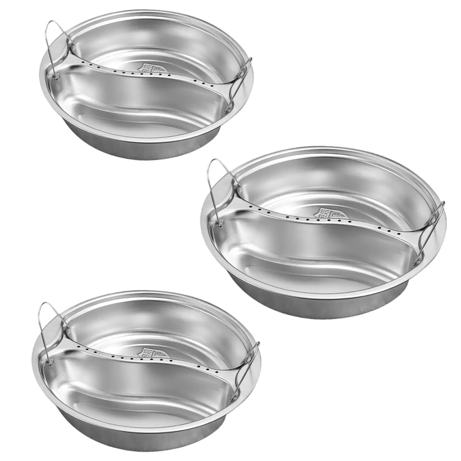 Divided Food Steamer Tray Food Pan Multifunctional Kitchen Utensils Stainless Steel Steaming Basket Holder Rice Steamer steamer basket