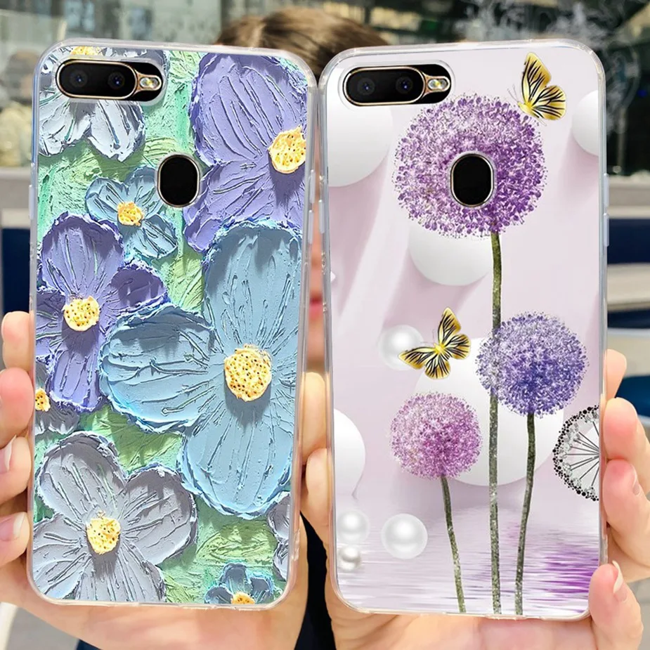 Luxury Painted Soft Silicone Phone Case - Elegant Back Cover Bags