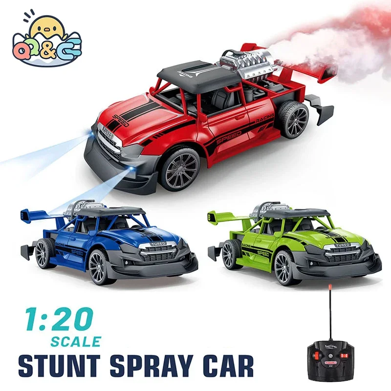 PVC Remote Control Car with Lights and Water Spray
