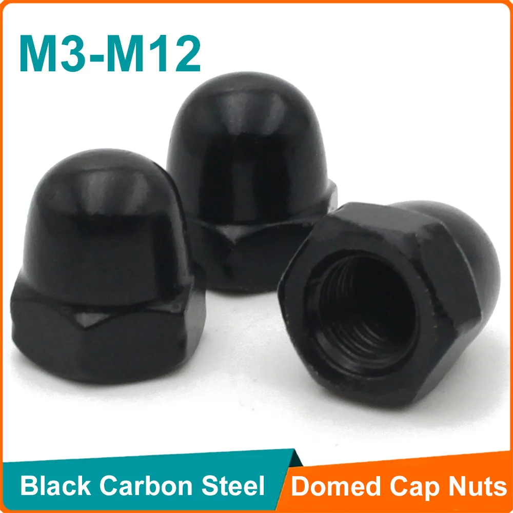 Uxcell 1/4"-20 Acorn Cap Nuts, 30Pcs 304 Stainless Steel Dome Cap Head Acorn Nut Hardware Nuts For Bolt Cover, Silvery
