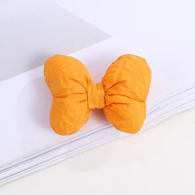 5PCS Bright colours gingham cotton bow accessories accessories DIY home textile knitting children's clothing phone