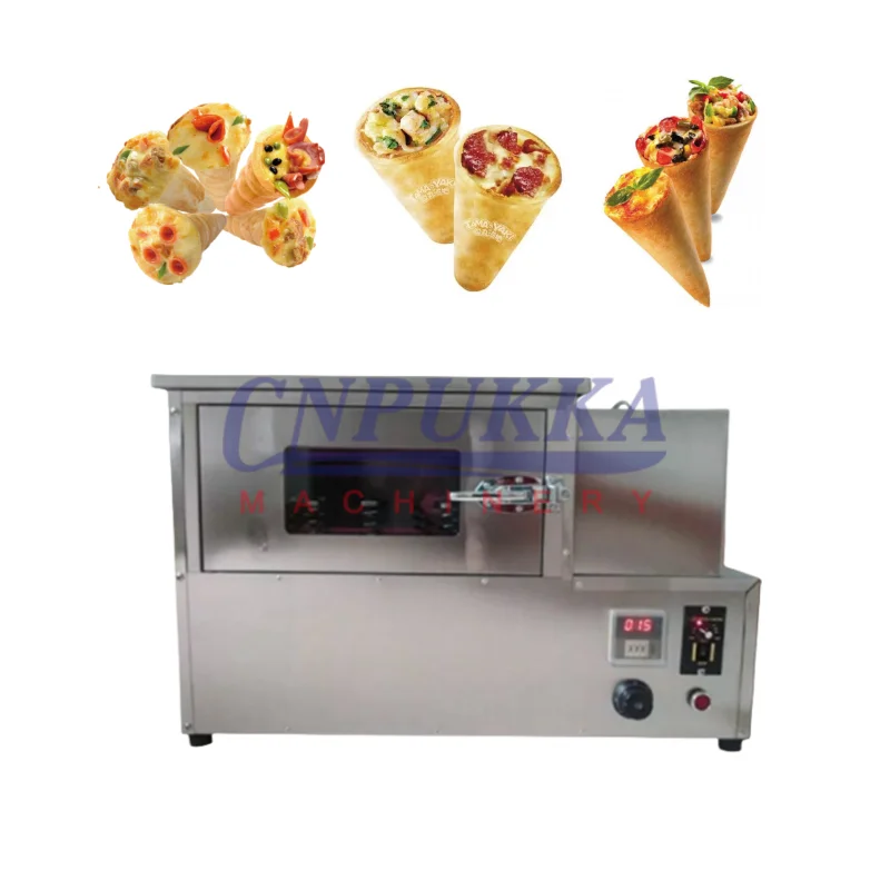 12pcs/batch Stainless Steel Cone Pizza Rotary Oven Kono Cone Pizza Baking Machine 110V 220V Rotating Oven