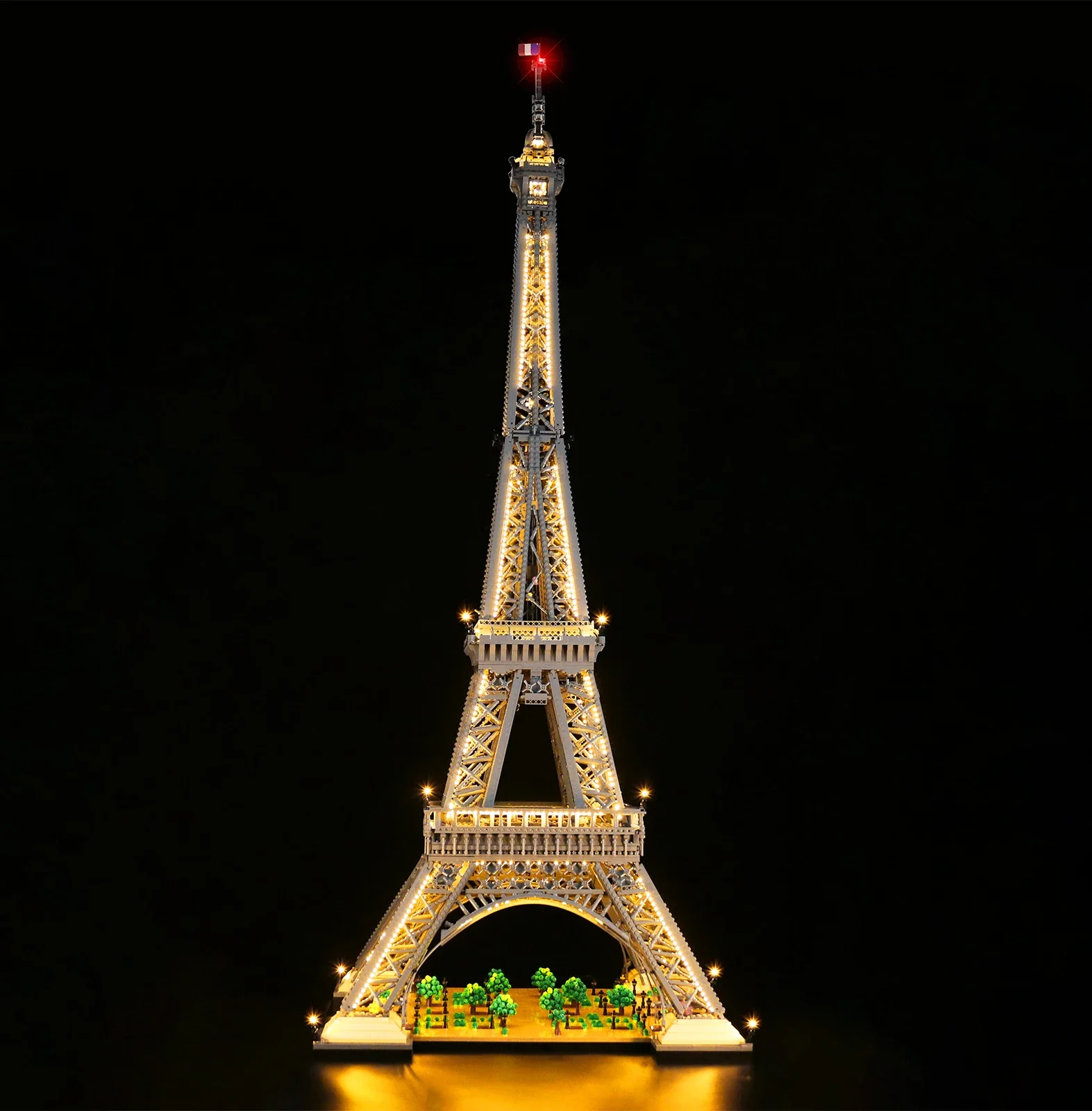 

2022 NEW ICONS Compatible 10307 Eiffel Tower with LED Light Model Building Block City Architecture Bricks Kits Toys For Children
