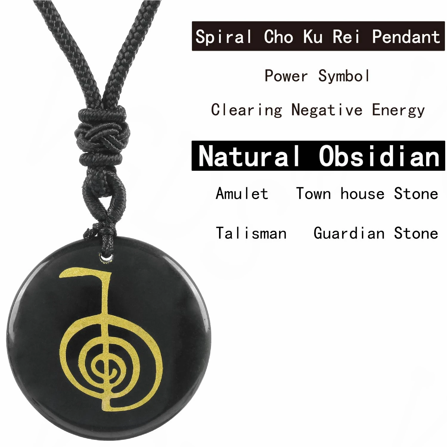 Ciondolo Cho Ku Rei Collana Reiki Cho Ku Rei In Acciaio Inox - Ciondolo