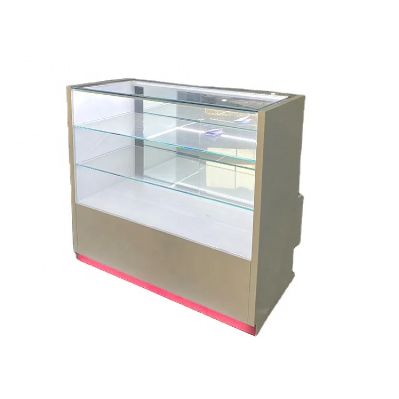 커스텀. 하이 퀄리티 LED 휴대폰 카운터, 스모크 샵 쇼케이스 디스플레이 캐비닛, 소매점 쇼