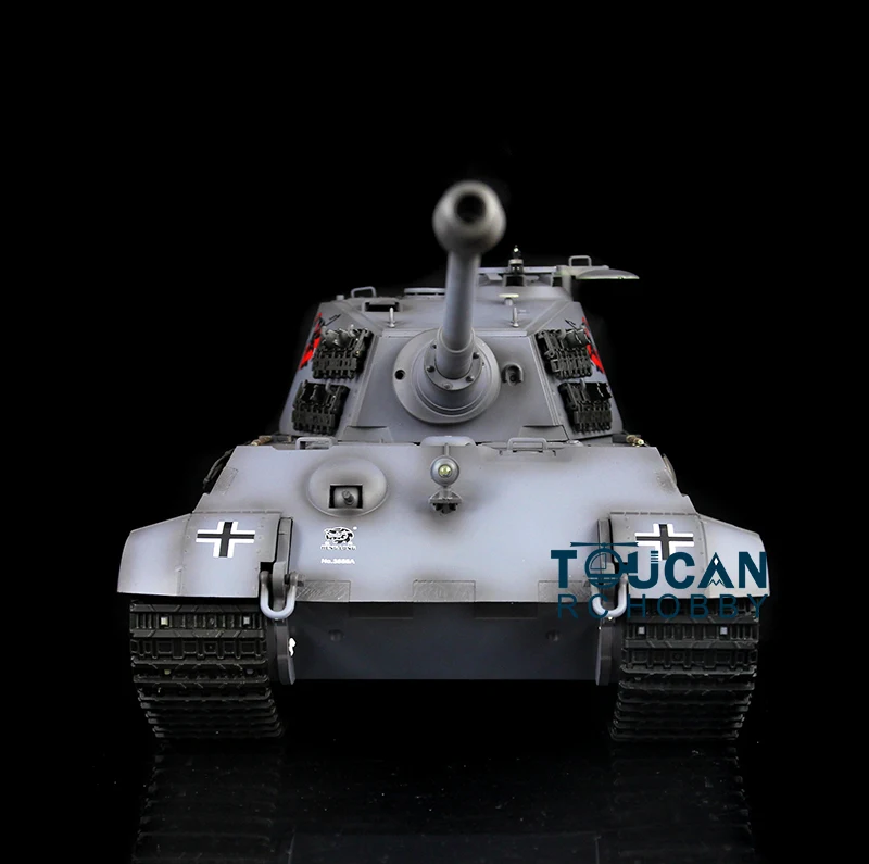 1/16 Scale HENG LONG 7.0 Plastic German King Tiger RTR RC Tank 3888A 360° Turret Gifts TH17533-SMT4 6