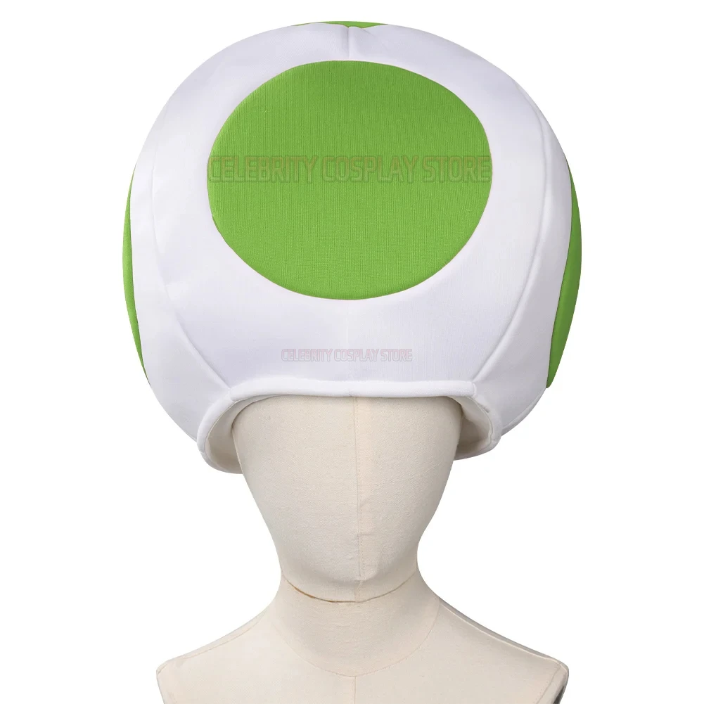 Kids Boys Toad Kinopio Cosplay Hat Anime Game Bros 2 Roleplay Red Dot Mushroom Head Cap Costume Accessories Fancy Dress Gifts