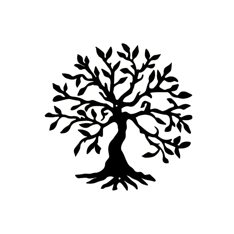 

CIFBUY Deco Metal Home Art Tree of Life Silhouette Wall Hanging Decoration Creative Home Living Room Bedroom Restaurant Pub Chri