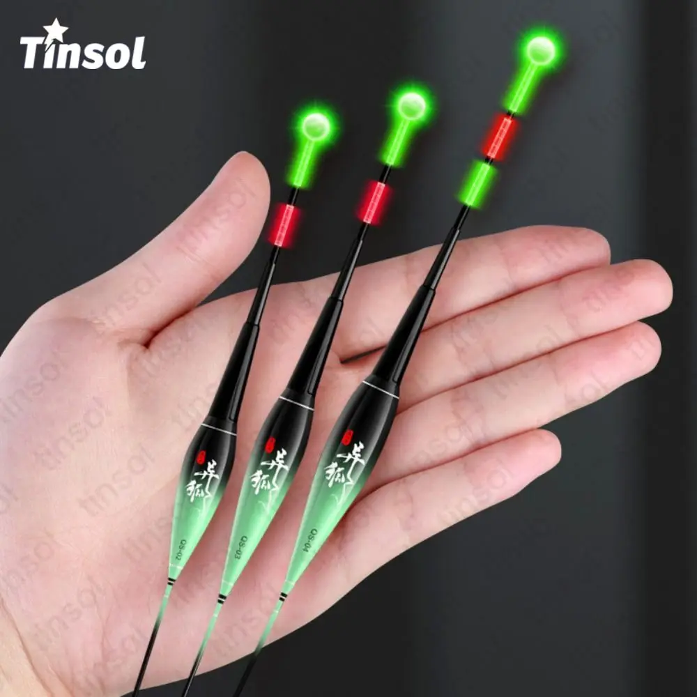 TINSOL 2026 : Nouveaux Flotteurs de Pêche Électroniques LED Lumineux pour Nuit avec Capteur de Gravité,