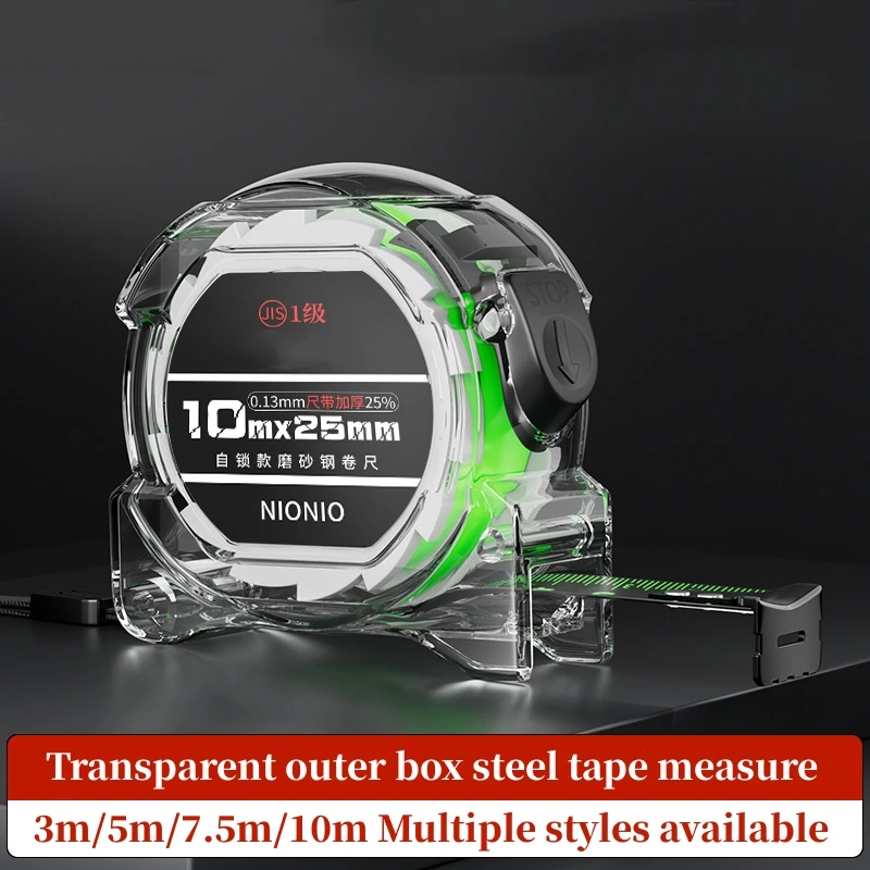 

Wear-resistant Steel Tape Measure Retractable High-Precision measuring tape LaserInkjet Code BoxRuler Measuring Tool Meter Ruler