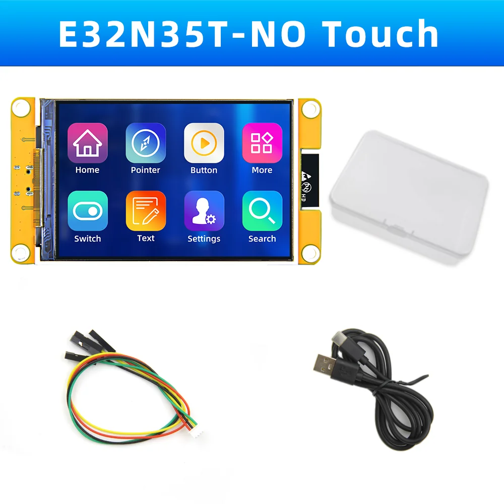 ตัวเลือกสินค้า บอร์ดพัฒนา ESP32 Arduino LVGL WIFI Bluetooth พร้อมหน้าจอแสดงผลอัจฉริยะ LCD TFT ขนาด 2.8/3.2/3.5/4 นิ้ว รองรับระบบสัมผัส ความละเอียด 240*320