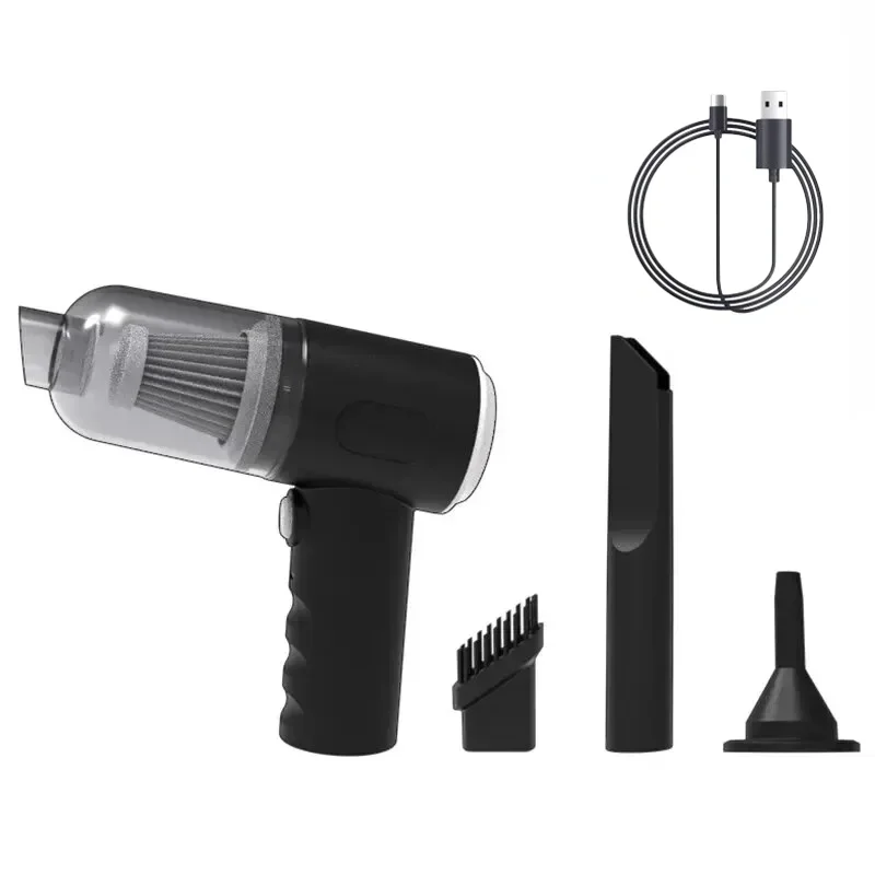 9000Pa Wireless Car Vacuum Cleaner USB Charging 1200mAh Portable Cleaning Appliance Mini Wet and Dry Vacuum Cleaner Household 6