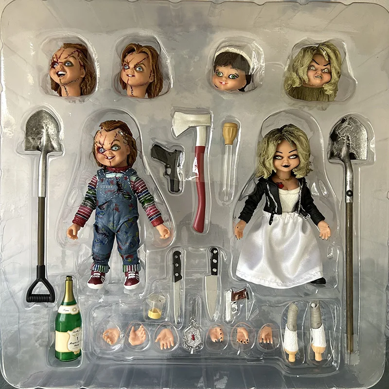 NECA Bride Of Chucky Figures Ultimate Chucky & Tiffany Action