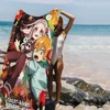 1PC Toilet-Bound Hanako-kun Microfiber Blanket Quick Drying Beach Towels Oversized Printing Super Absorbent Pool Towel Blanket 4