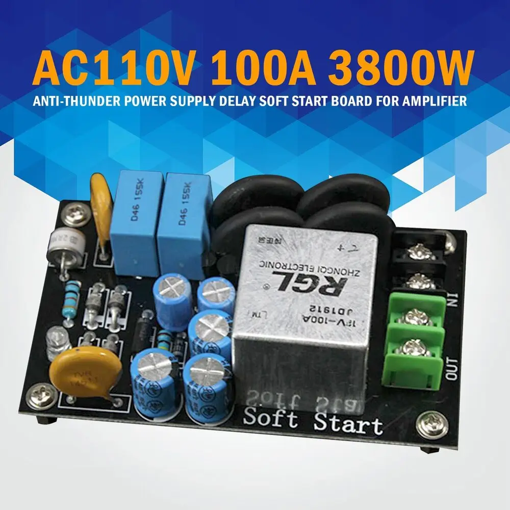 

3800 Вт, В переменного тока, а для усилителя, блок питания Anti-Thunder, задержка плавного пуска Board