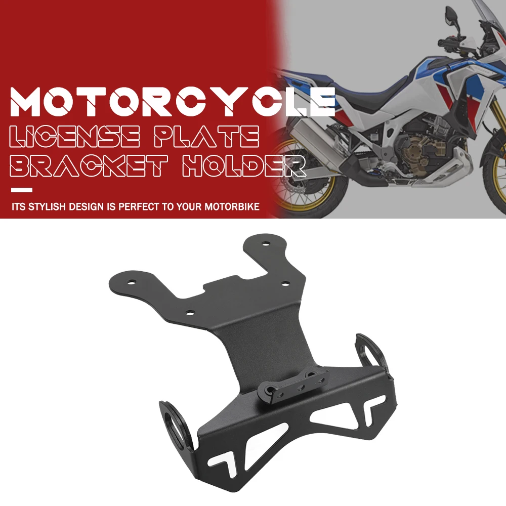 

Motorcycle License Plate Holder For Honda CRF1100L Africa Twin CRF 1100 L Africa Twin DCT Adventure Sports 2020 2021 2022 2023