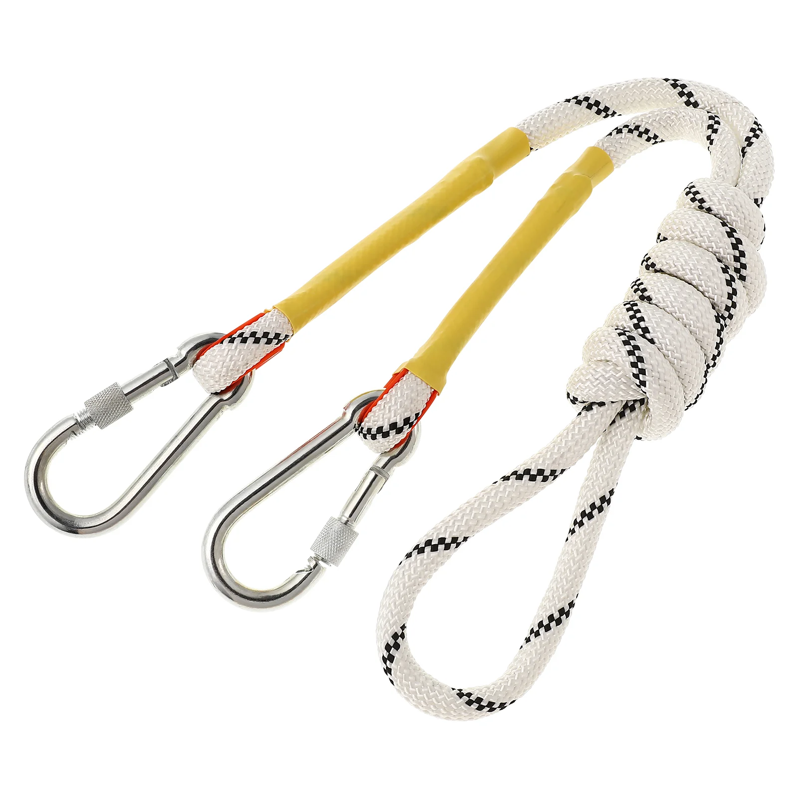 

Static Climbing Rope Cargo Transportation Polyester Training Ropes Outdoor with Hook Hiking Accessory Buckled Fitness