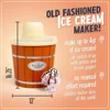 Ice Cream Maker Machine Homemade Frozen Yogurt Gelato Fun Kitchen Quick Electric Churner Party Handle  Ice Cream Kits Compatible 2