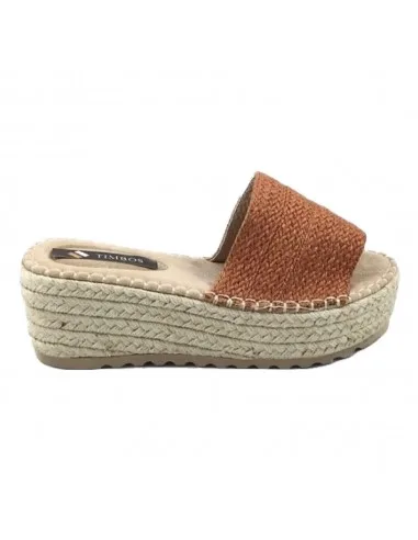 Timbos Zapatos 122131 Zueco Plataforma, para Mujer, Color Camel, Material  Yute, Cierre sin Cordones, Colección Verano|Zapatos planos de mujer| -  AliExpress