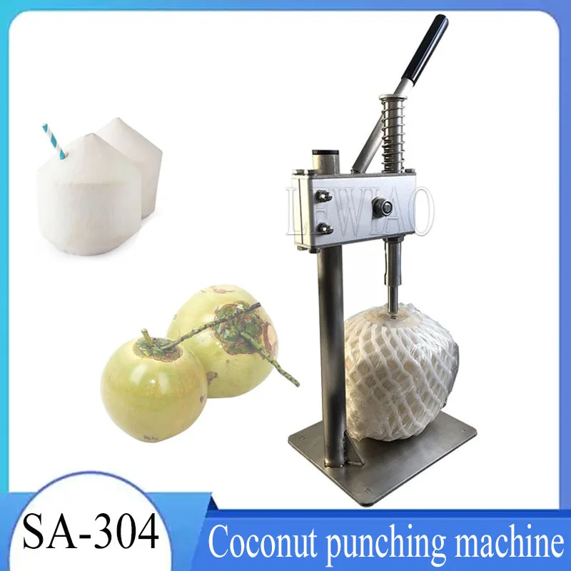 

Coconut Holes Opening Machine Manual Coconut Shell Opener Coconut Water Driller Kitchen Tools