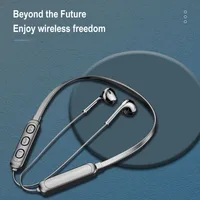 5.0 Neckband Sports Earphone Neck-Hanging Type Bluetooth Headset Bluetooth Headphone Earphones With Mic Bluetooth Earphone - Image 2