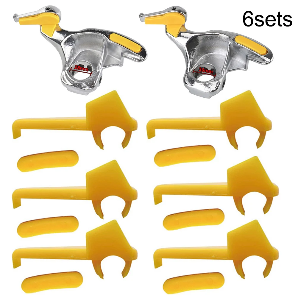 12Pcs Tyre Tire Changer Part Nylon Mount Demount Duck Pad Wheel Rim