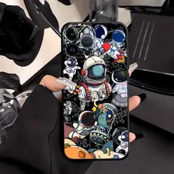 Cartoon Astronaut Phone Cover Case - iPhone 12 Mini (Mix01)