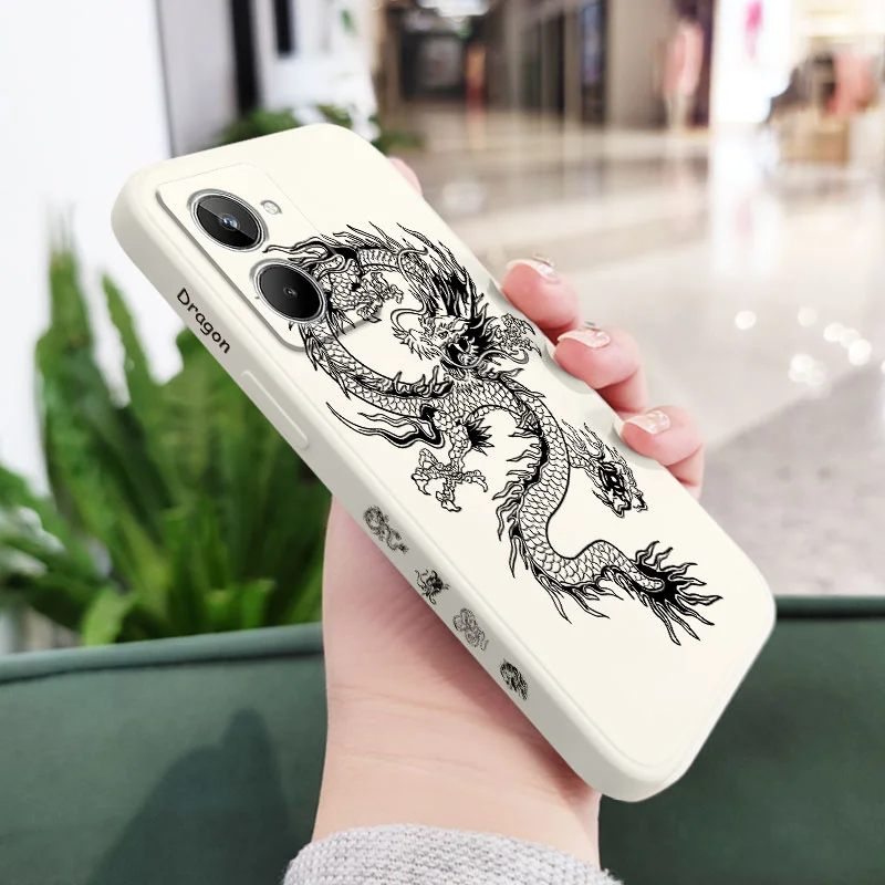 Dragon Groaned Liquid Silicone Phone Case