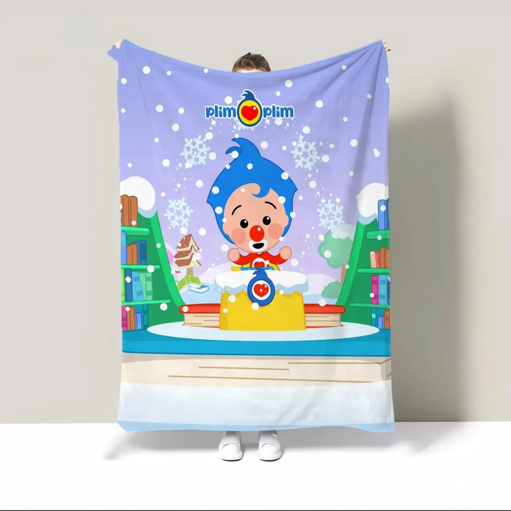 P-Plim-Plim Designer Throw Blanket King Size Throws Blankets for Sofa Luxury Bedding Fluffy Plaid Beach Towel Home Interior Knee 3