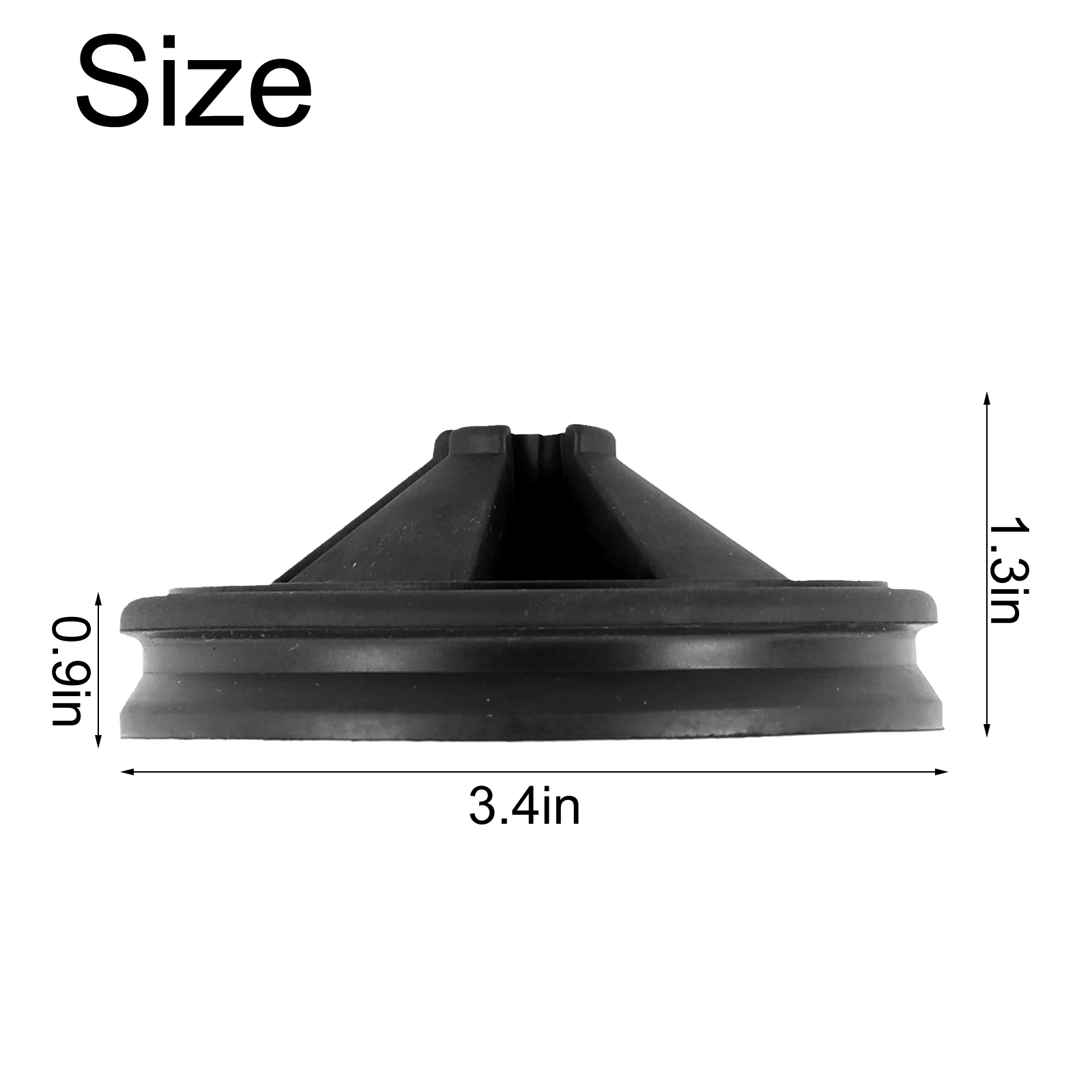 

Accessories Garbage Stopper Guard Home Hot Sale InSinkErator Kitchen Practical Removable Rubber Splash Tool Black